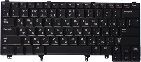 Фото 1/2 Клавиатура для ноутбука Dell Latitude E6220 E6320 E6420 черная без трекпойнта без подсветки