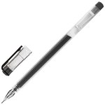 Ручка гелевая STAFF "Basic" GP-675, ЧЕРНАЯ, длина письма 1000 м ...