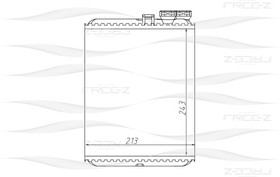 Фото 1/2 KW0247, Радиатор печки FREE-Z VOLVO S60/S70/V70/S80 98-