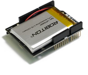 Фото 1/3 Battery Shield (Li-po, 2300 мА ч), Источник автономного питания для для Arduino-проектов
