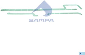 Фото 1/2 046.237, Прокладка SCANIA 2,3,4 series дв.DN/DS/DSC14 поддона масляного SAMPA
