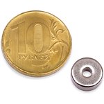 Неодимовый магнит кольцо 10х3х4 мм