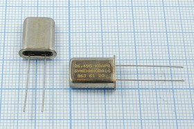 Кварцевый резонатор 26495 кГц, корпус HC43U, S, марка РК374МД, 3 гармоника, (26.495 КВАРЦ)