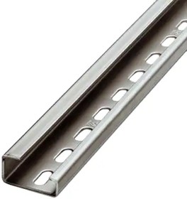 Фото 1/6 1201002, Connector Accessories G-profile DIN Rail Straight Steel Silver Galvanized