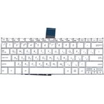 Клавиатура для ноутбука Asus F200CA F200LA X200 белая без рамки, плоский Enter