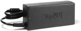 Фото 1/3 Блок питания (сетевой адаптер) TopOn для ноутбуков HP 19V 4.74A 90W 7.4x5.0 мм с иглой черный, с сетевым кабелем