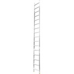 Алюминиевая односекционная приставная лестница 16 широких ступеней НК1 5116