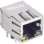 HCJ11-802SK-L11, Modular Connectors / Ethernet Connectors Shielded 1X1 Tab Dwn ...