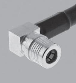 R123176000, RF Connectors / Coaxial Connectors QMA / RIGHT ANGLE PLUG CRIMP TYPE CABLE 5/50 D