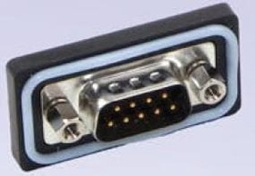 DCPDB09MSC1, D-Sub Standard Connectors 9 PIN MALE PANEL MOUNT