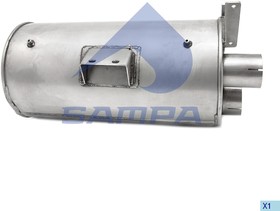 022.499, Глушитель MAN с катализатором (ЕВРО-5) SAMPA