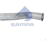 021.299, Труба выхлопная глушителя MAN TGA передняя SAMPA