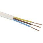 000001206, Шнур ШВВП 3х0.75 белый до 380В ТРТС