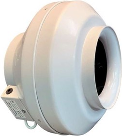 Фото 1/5 Вентилятор канальный круглый V(AC1/D)- 200 (пластиковый корпус) УН-00006115