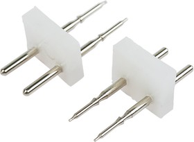 134-031, Разъем-иглы для соединения гибкого неона 7х12 на шнур/коннектор (цена за 1 шт.)
