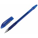 Ручка шариковая масляная с грипом Manager Obp-10, Синяя, узел 0,7 мм ...
