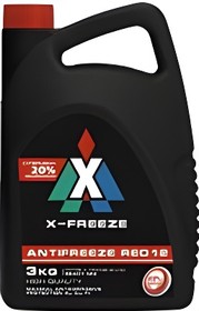 Антифриз X-FREEZE RED G11 готовый -40 красный 3 кг 430206095