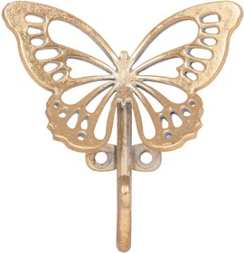 Настенный крючок Бабочка Эир S золотистого цвета 79054/золотистый