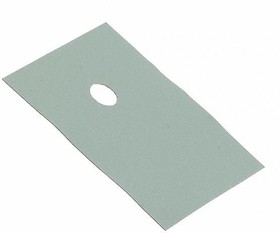 Фото 1/2 53-02-103G, Thermal Interface Products Thermalsil III Pad for TO218, Polygon, 5-Side, 23.80x19.05x 0.152mm, Sil Rubber