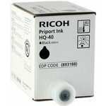 Чернила тип HQ-40 Ricoh JP4500 black (О) 5штХ600мл 817225/893188