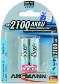 5030992, MaxE AA NiMH Rechargeable AA Batteries, 2.1Ah, 1.2V - Pack of 2