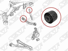 ST-7L0505398B, Сайлентблок заднего поперечного рычага (внутр) AUDI Q7 06-15/VOLKSWAGEN TOUAREG 03-