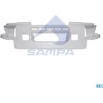 18800060, Бампер RENAULT Premium передний (белый пластик) SAMPA
