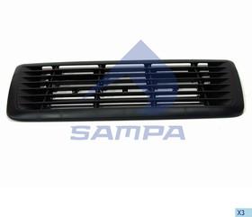 Фото 1/3 18500002, Решетка радиатора DAF LF45,95XF,85CF series нижняя SAMPA