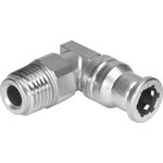 CRQSL-1/4-8, CRQSL Series Elbow Threaded Adaptor, R 1/4 Male to R 1/4 Male ...