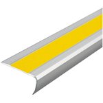 Алюминиевый уголок с противоскользящей лентой цвет желтый 50х25х1000 мм ATM1GF2