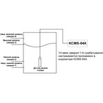 KCMS-84A 160x80 indicator with scale and 4-20mA unified input | 4 relay output