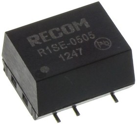 R1SE-0505, R1SE 1W Isolated DC-DC Converter Surface Mount, Voltage in 4