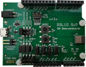 Фото 1/2 RSL10-SIP-001GEVB, Development Board, RSL10 SiP (System In Package), Bluetooth Low Energy, On Board Debugger
