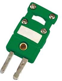 SMPW-CC-U-M, Thermocouple Connector, Plug, Type U, Cable Clamp Miniature, 2 Positions, ANSI, SMPW-CC Series