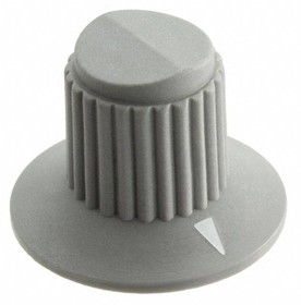 11K5015-KCNG, Knobs & Dials Control KnobStyle .250 dia shaft Gray