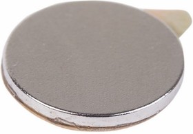 Фото 1/10 72-3111-1, Неодимовый магнит диск 10х1мм с клеем сцепление 0,5 кг (упаковка 20 шт)
