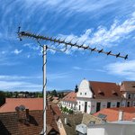 34-0415, ТВ антенна наружная «Активная» для цифрового ТВ DVB-T2, RX-415