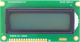 BCB1602-05A-LY-SPTWD, ЖКИ 16х2 символьный англо-русский с подсветкой
