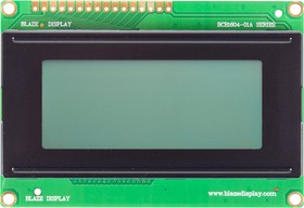 BCB1604-01A-LY-SPTWD, ЖКИ 16х4 символьный англо-русский с подсветкой