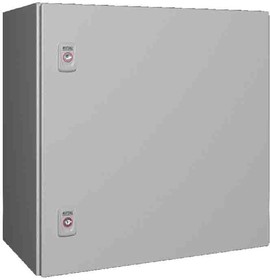 1350000, AX Series RAL7035 Sheet Steel Enclosure, IP66, IK10, Grey Lid, 500 x 500 x 300mm