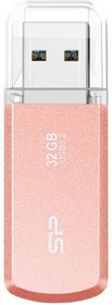 Фото 1/5 Флешка USB Silicon Power Power Helios SP032GBUF3202V1P 32ГБ, USB3.2, розовый