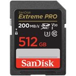 Карта памяти SanDisk Extreme Pro SDXC UHS-I Class 3 V30 200/140 MB/s 512Gb ...