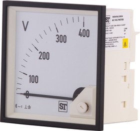 EQ94-V69X2N1CAW0ST, Sigma Series Analogue Voltmeter AC, 92 x 92 mm