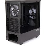 Корпус ATX HIPER CC BG, Midi-Tower, без БП, черный