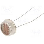 PGM1201-MP, Фоторезистор, 250мВт, 4-10кОм, 560нм, Монтаж: THT, 250ВDC, dLED: 12мм