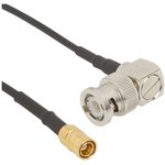 095-850-237-012, RF Cable Assemblies BNC Right Angle Plug to SMB Straight Plug ...