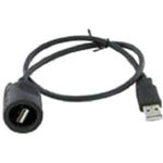 USBAP605A, USB Cables / IEEE 1394 Cables USB-A PLUG CORDSET .5MM TO USB-A