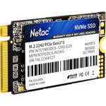 SSD накопитель Netac SSD N930ES(NT01N930ES- 128G-E2X)128GB/PCIe 3x2/M.2 2242