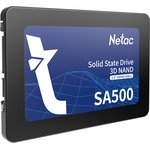 Ssd накопитель Netac SSD SA500 128GB 2.5 SATAIII 3D NAND, R/W up to 500/400MB/s ...