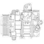 Компрессор кондиц. для а/м Land Rover Discovery III (04-) 2.7D LCAC1027